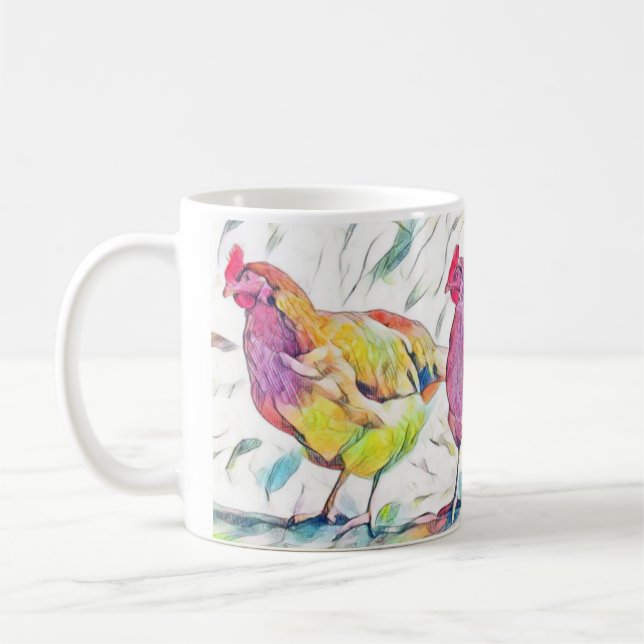 Poulet de café Mug (Gauche)