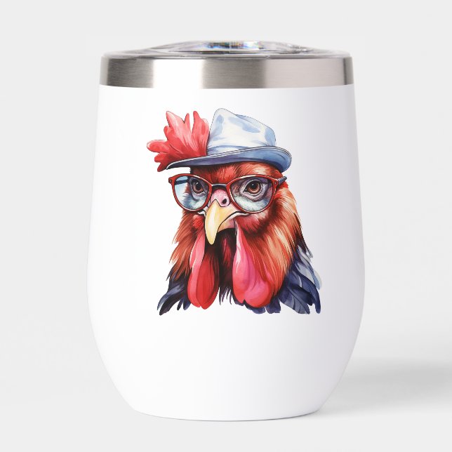 Poulet Drôle Cluck Cluck Rire Poules d'Insta (Avant)