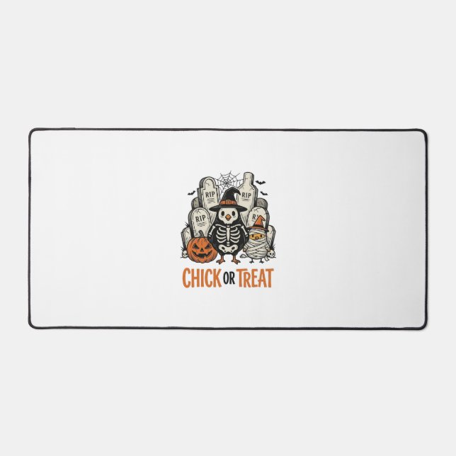 Poulet drôle ou traiter Graphique de poulet Hallow (Recto)
