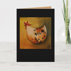 Poulet faisant face à la carte gauche