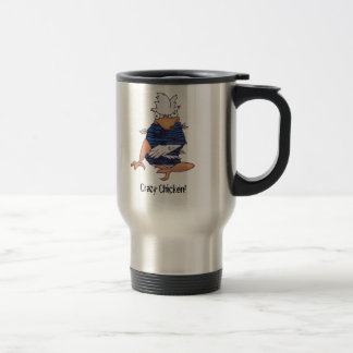 Poulet fou ! Tasse de voyage