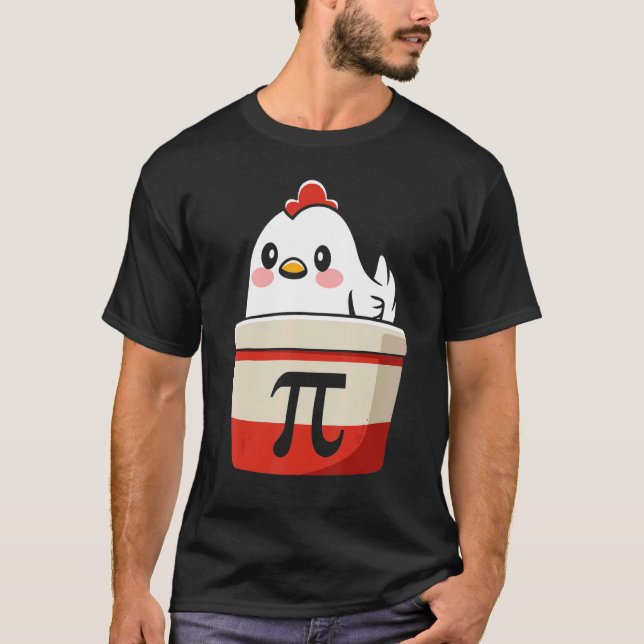 Poulet Pi Poulet Tarte Humour Prof de Maths Haut (Devant)
