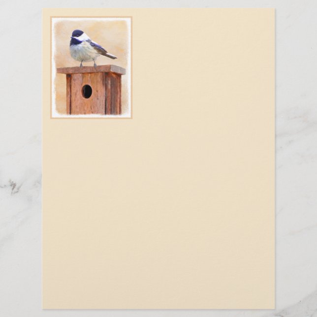 Poulet sur la peinture d'oiseaux Art original (Devant)
