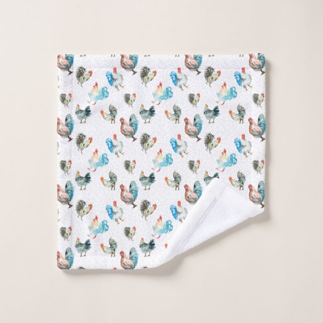 Poulets Amateurs De Poules De Pays (Gant de toilette)