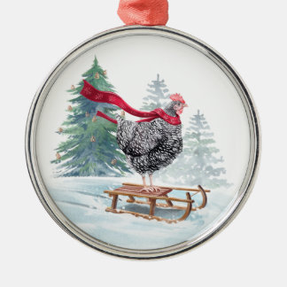 Poulets Arbre de Noël Ornement mignon Dormir Hen