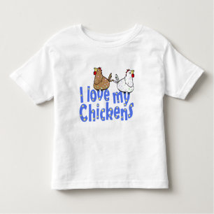 Poulets d'amour - le T-shirt de l'enfant