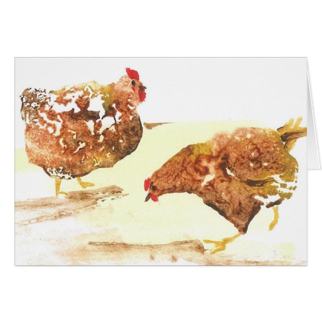 Poulets d'élevage (Devant Horizontal)