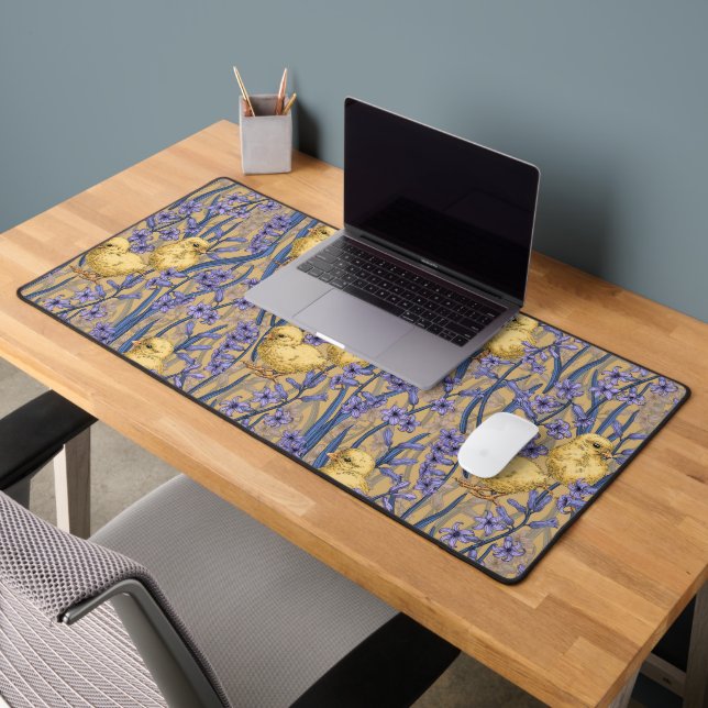 Poulets et hyacinthes jaunes (Bureau 2)