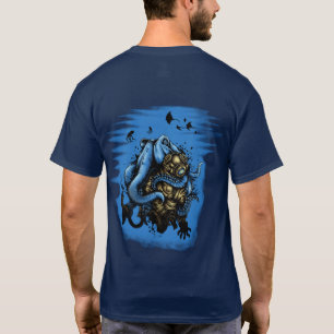 Poulpe Attaque de Plongeur en Mer Profonde T-Shirt