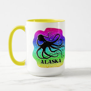 Poulpe d'arc-en-ciel de l'Alaska - 15 onces. Tasse