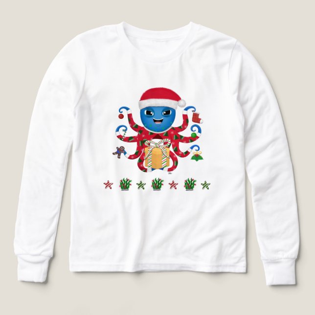 poulpe de Noël (Motif recto)