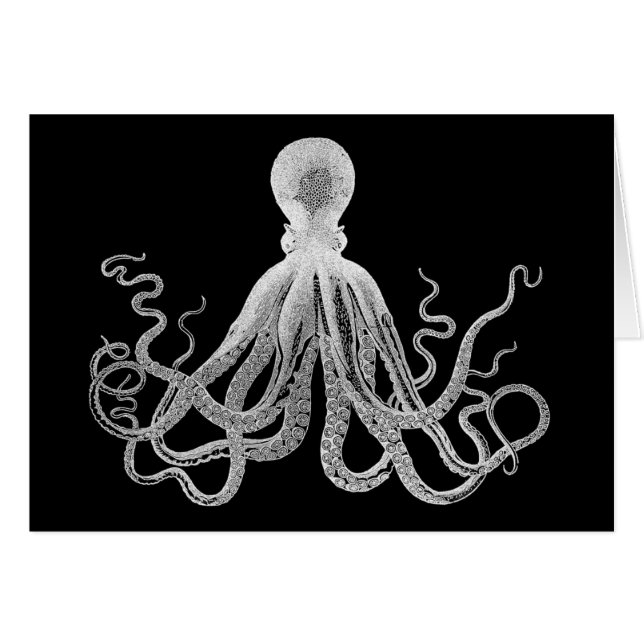 Poulpe vintage (Devant horizontal)