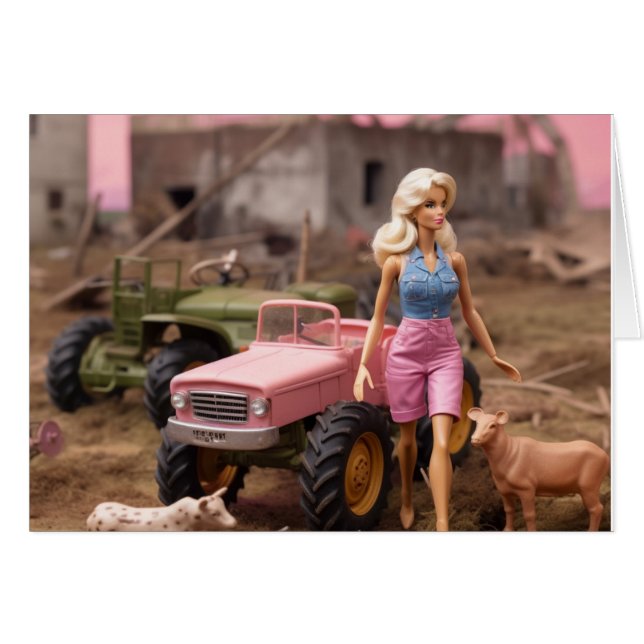 poupée blonde apocalyptique dans le pays (Devant horizontal)