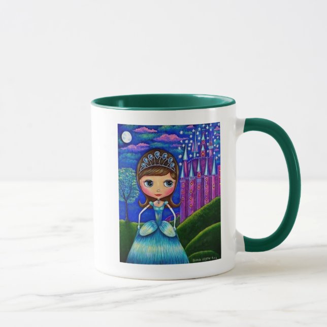 Poupée Cendrillon Cute Portant la Mug du Château T (Droite)