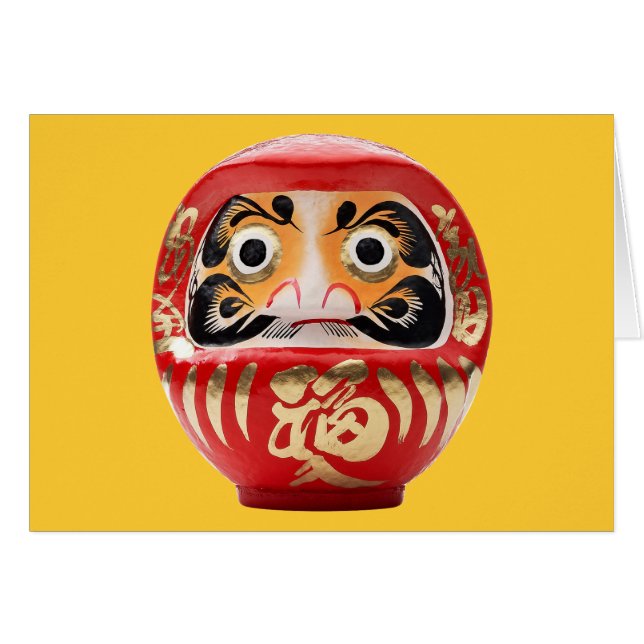 Poupée Daruma (Devant horizontal)