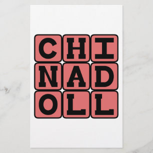 Poupée de Chine, Porcelaine laquée