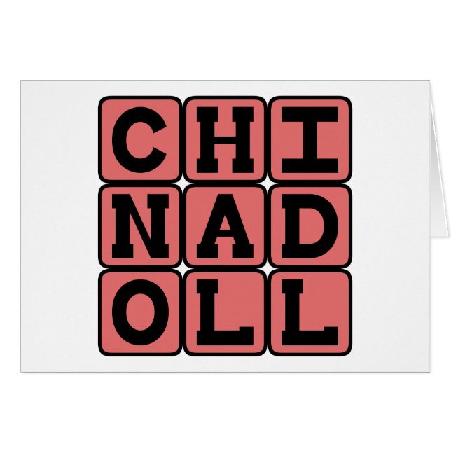 Poupée de Chine, porcelaine vernissée (Devant horizontal)