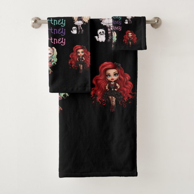 Poupée Éffrayante Halloween Thème avec nom (En situation)