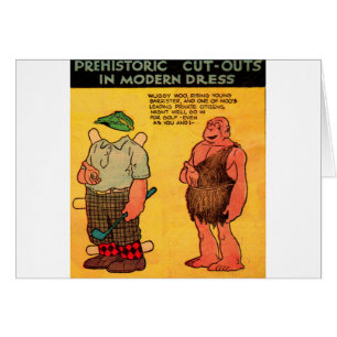 Poupée en papier de la bande dessinée des années 1