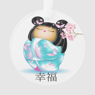 Poupée japonaise précieuse Kokeshi