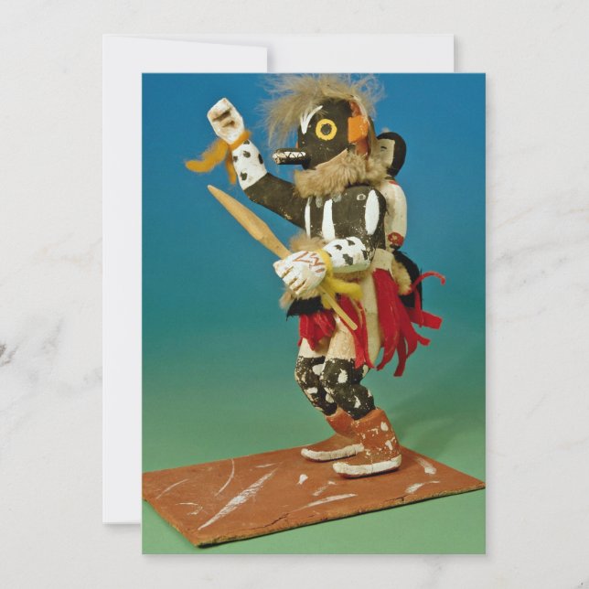 Poupée Kachina, Amérindienne (Devant)