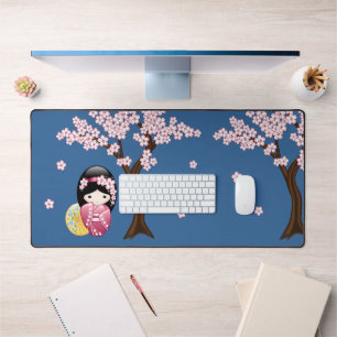 Poupée Kokeshi Printemps - Cute Geisha Japonaise s