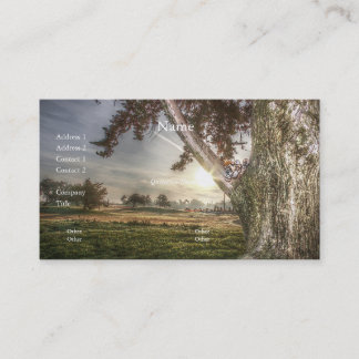 Poupée léopard dans un Carte de visite d'arbre