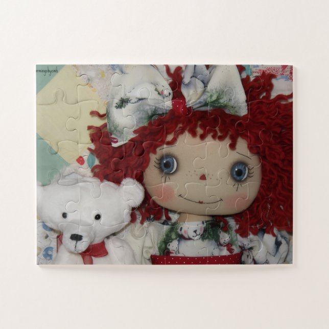 Poupée Raggedy Ann & ours polaire #2 puzzle (Horizontal)