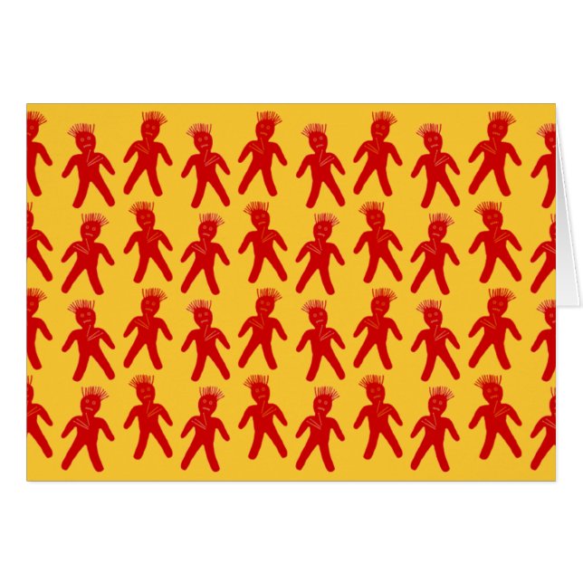 Poupée rouge du vaudou (Devant horizontal)