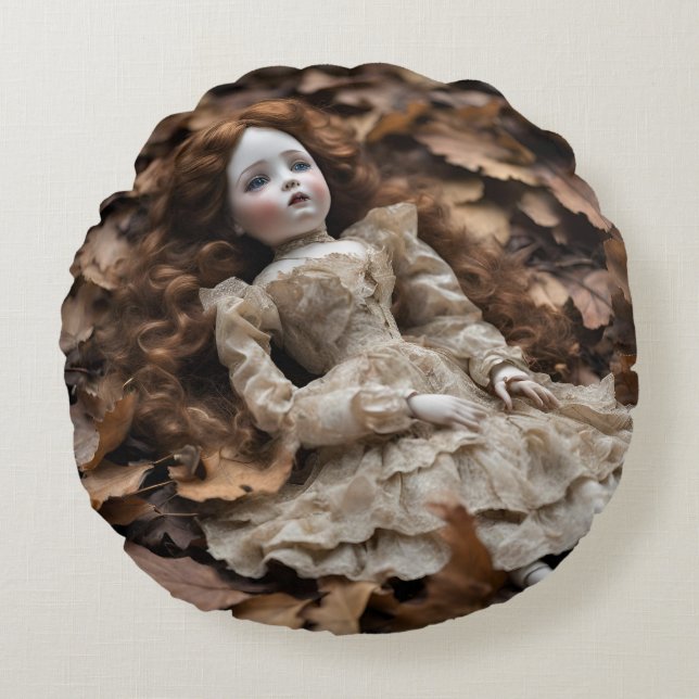 poupée vintage coussin (Devant)