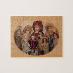 Poupées et amis français Puzzle