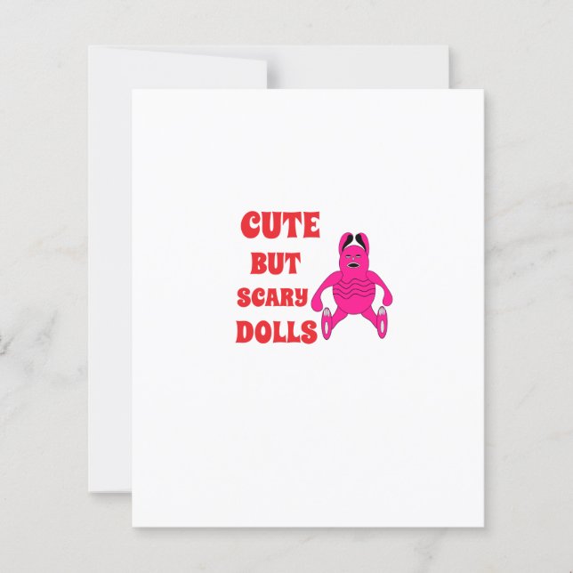 Poupées mignonnes mais effrayantes (Devant)