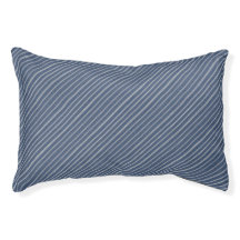 Lit denim bleu et blanc