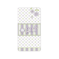 Pour Baby Girl Mini Hershey Bar Étiquette LG