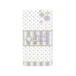 Pour Baby Girl Mini Hershey Bar Étiquette LG