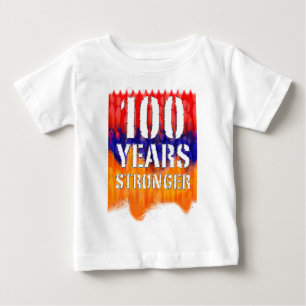 Pour Bébé 100 ans de T-shirt infantile arménien plus fort