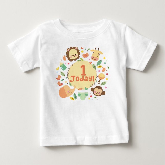 Pour Bébé 1 aujourd'hui T-shirt (Devant)