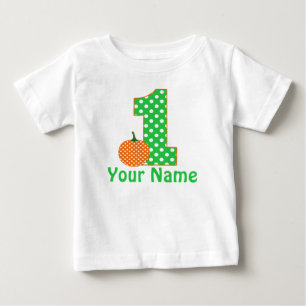 Pour Bébé 1er anniversaire garçon Citrouille T-shirt