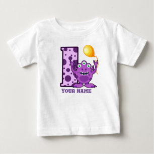 Pour Bébé 1er Anniversaire Monster Custom Baby T-Shirt