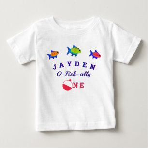 Pour Bébé 1er Anniversaire Ofish ONE baby boy Baby T-shirt