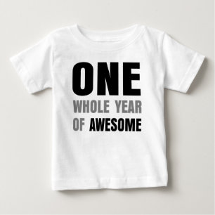 Pour Bébé 1er Anniversaire Un an de T-shirt génial