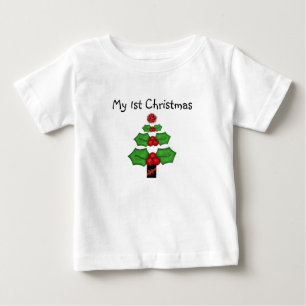 Pour Bébé 1er Noël Enfants T-shirt Noël