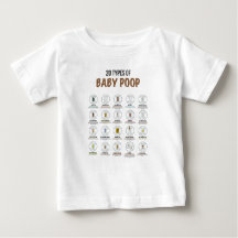 20 types de t-shirt Baby Poop (6mos)