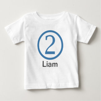 Pour Bébé 2e anniversaire T-Shirt Boy personnalisable