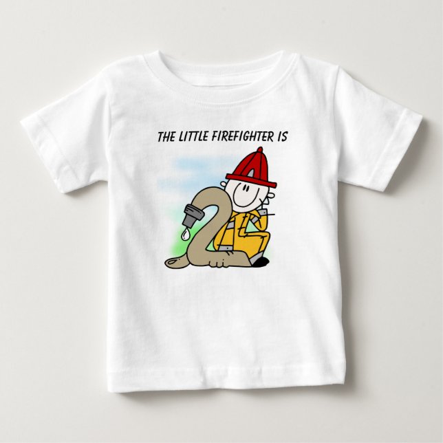 Pour Bébé 2ème T-shirt customisé d'anniversaire de (Devant)