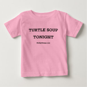 Pour Bébé À tortue de soupe T-shirt infantile ce soir