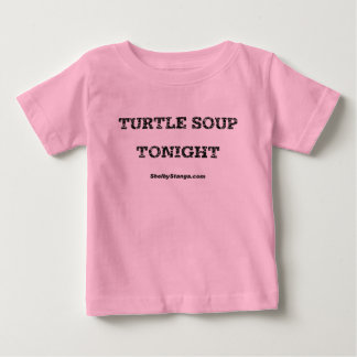 Pour Bébé À tortue de soupe T-shirt infantile ce soir