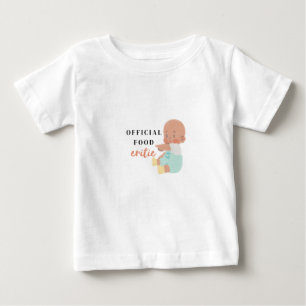 Pour Bébé Adorable T-Shirt Toddler"Critique alimentaire offi