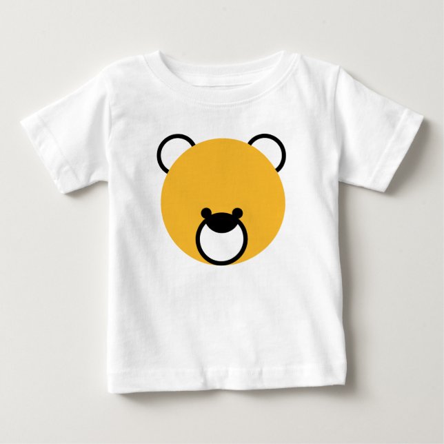 Pour Bébé "Adorable Taddy Bear Baby T-shirt (Devant)