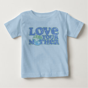 Pour Bébé Aimez votre T-shirt de nourrisson de Terre